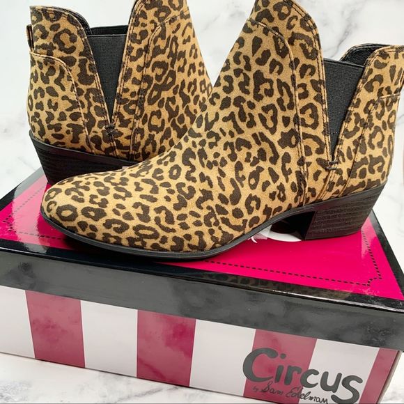 Circus by Sam Edelman Shoes - CIRCUS BY SAM EDELMAN Leopard Print Ankle Bootie